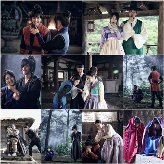 '구가의 서', 웃음 가득한 촬영장 뒷모습 공개 '화기애애'