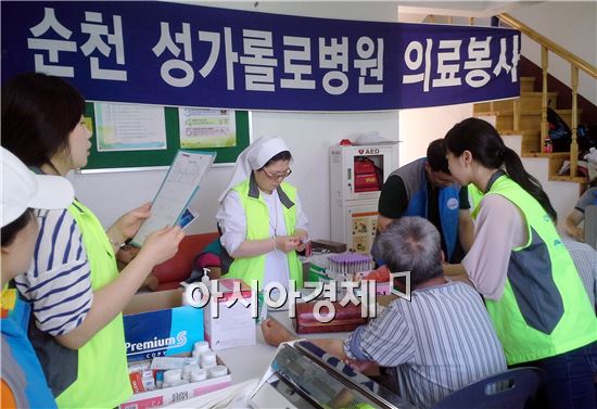 여수 섬마을 민.관.산 합동 봉사 ‘구슬땀’