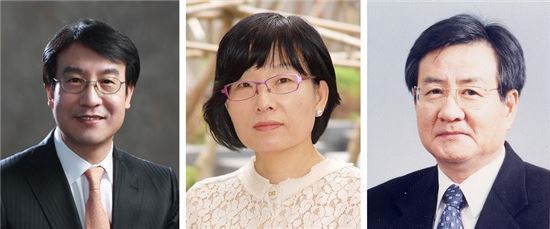 광동암학술상 수상자. 임호영, 이종수, 남주현 교수(왼쪽부터)
