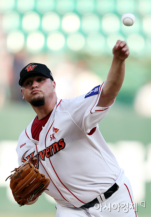 [포토] 역투하는 레이예스