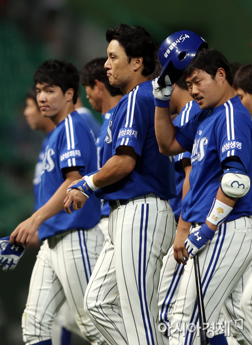 [포토] 신기록 불발 이승엽 '내일은 꼭'