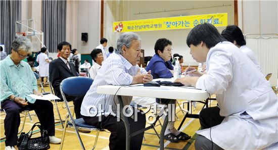 화순전남대병원 “의료소외지대 찾아갑니다” 