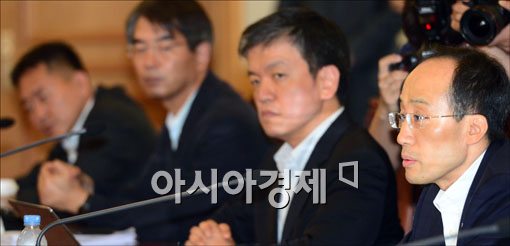 [포토]심각한 거시경제금융회의