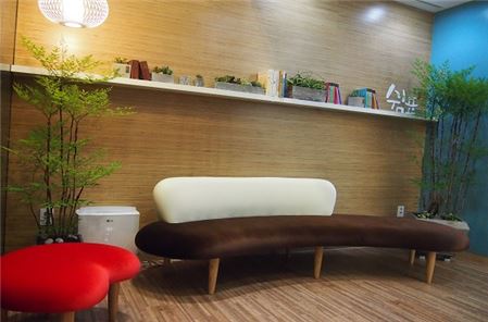 ▲ 24일 개소식을 갖고 운영에 들어가는 서울시 힐링센터 '쉼표'의 내부 모습