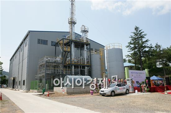고흥군, 세계최초 해조류 바이오에탄올 생산 실증공장 준공