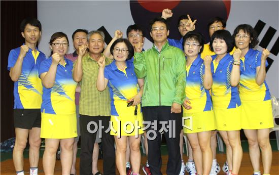 강진군, 제4회 청자배 전남 ,광주 생활체육 탁구대회 개최