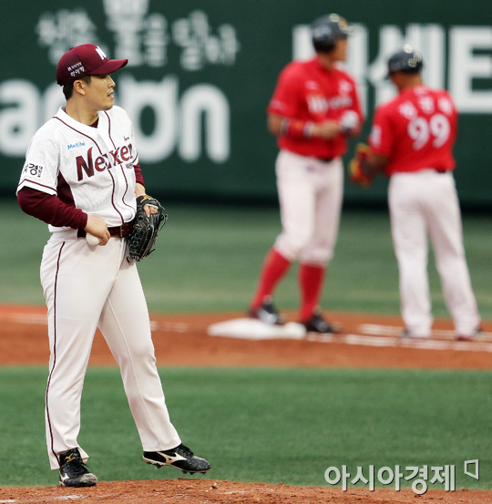 [포토] 김병현 '안풀리네'