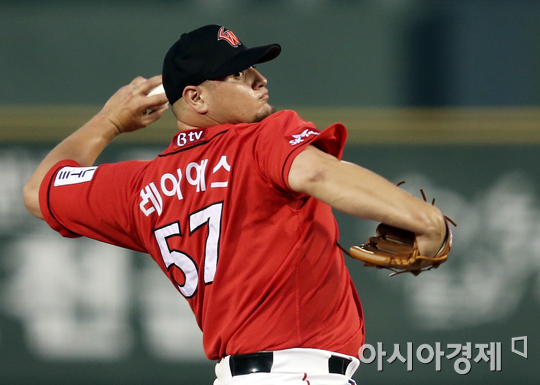 [포토] 레이예스 역투