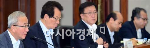 [포토]대외경제장관회의 주재하는 현오석 경제부총리