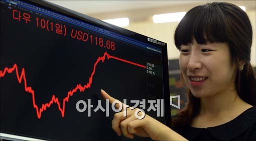 [포토]다우지수 상승