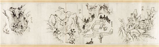 강세황·김홍도·심사정·최북 함께 그린 이 그림