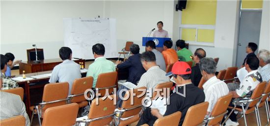강진군, 2014년 대구획경지정리사업 기본조사 주민설명회 개최
