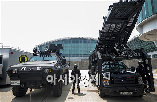 [포토]인천국제공항공사 대테러훈련 실시