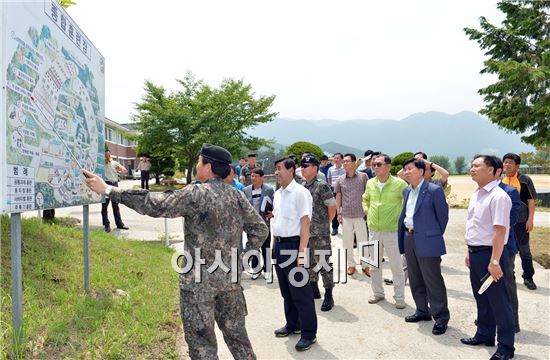 [포토]광주시 남구통합방위협의회, 제503여단 5대대 방문 