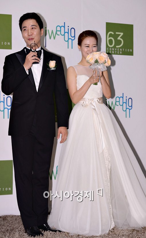 [포토]결혼 소감 밝히는 도경완-장윤정