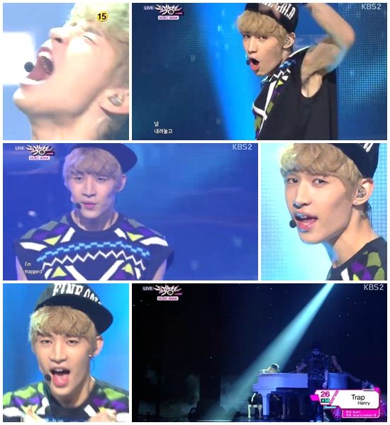 '뮤직뱅크' 헨리, 춤+노래+피아노 연주까지 수준급 '강렬'