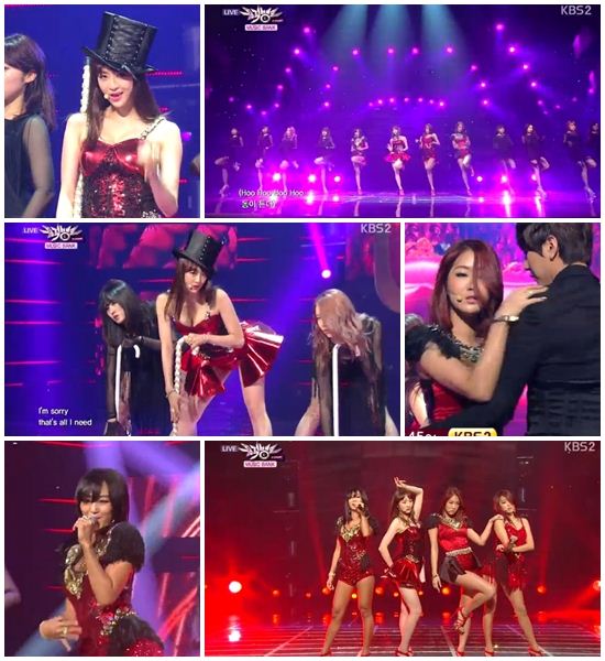 '뮤직뱅크' 씨스타, '물랑루즈 디바'로 변신 '섹시+열정'