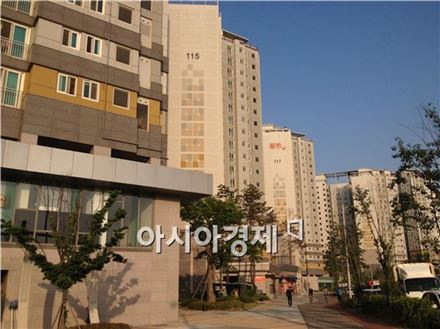 경기도 김포 한강신도시 장기지구 쌍용예가 아파트 전경