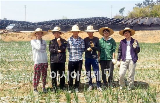 중앙대학교 학생봉사단, 고창 농촌마을 방문