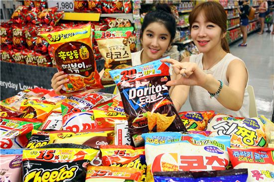 [포토]이마트, 과자 용량은 늘리고 가격은 그대로