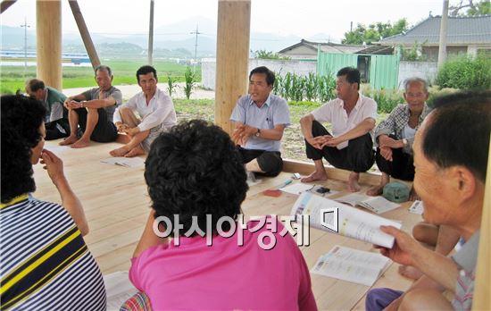 함평군 여름철 현장 영농교육 실시