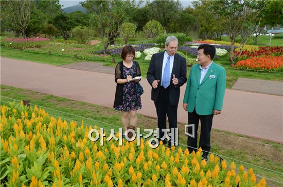 프랑스 시장협회 쟈크 펠리사르 회장 순천정원박람회 방문