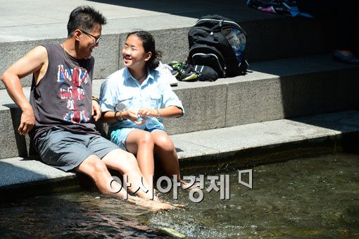 [포토]장마 속 반짝 더위 