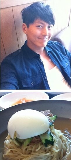 류수영 냉면 인증샷…"너무 더워요.더위 조심하세요"