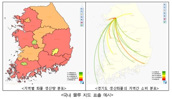 물류 흐름을 한 눈에.. '물류지도 서비스' 오픈