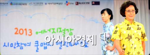 [포토]2013 에너지절감, 쿨맵시와 함께