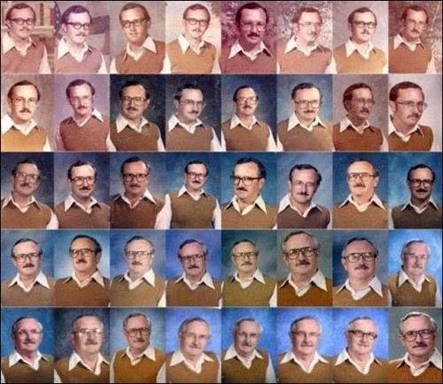 40년간 같은 옷 입은 교사 "최고의 단벌신사로 인정"