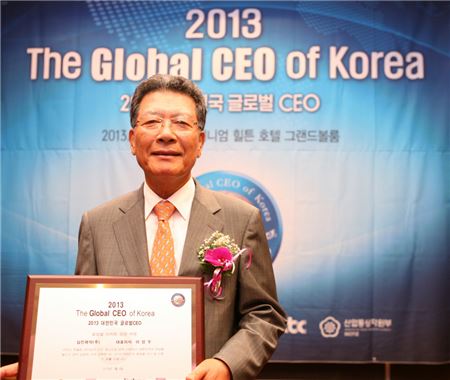 이성우 삼진제약 대표, '대한민국 글로벌 CEO' 수상