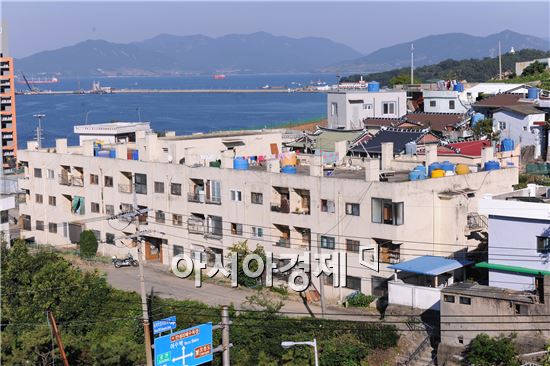 여수 수정동 시민아파트 공용주차장으로 조성