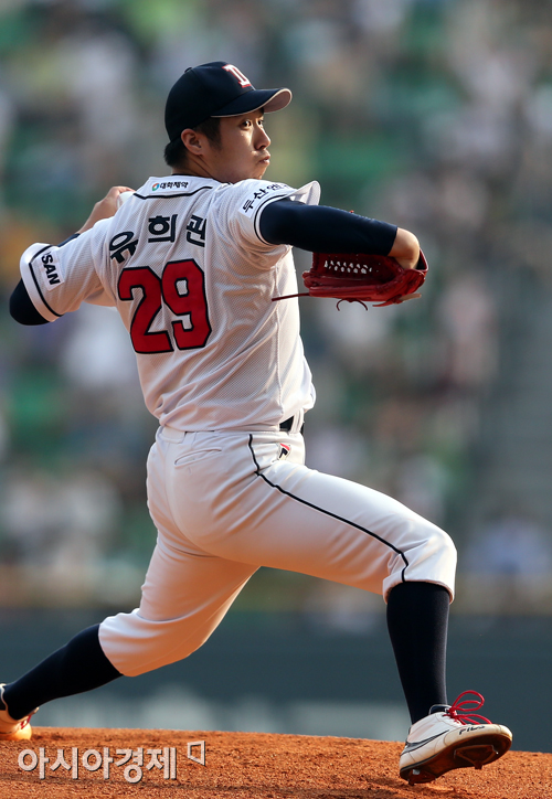 [포토] 두산 유희관 역투