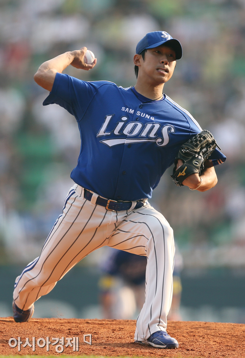 [포토] 윤성환 '승리를 위해'