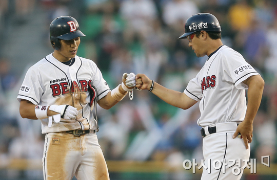 [포토] 이종욱 '3루타만 추가하면 나도 사이클링 히트!'