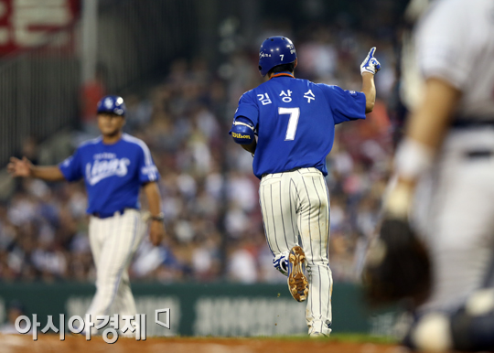 [포토] 김상수 '오늘도 터졌다 거포킴'