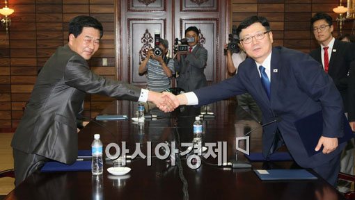 [포토]남북 개성공단 협상합의 