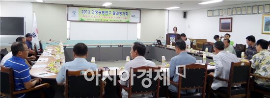 곡성군, 고품질 멜론 재배 현장공동연구 평가회 개최