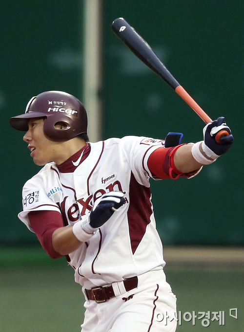 [포토] 강정호 '나도 적시타!'