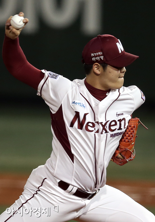 [포토] 한현희 '뒤는 내가 지킨다'