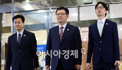 [포토]취재진 앞에서 각오 밝히는 대표단