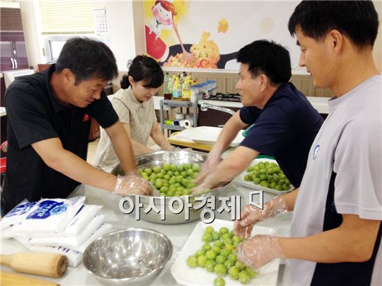 광양시, 새로운 매실가공제품 개발 실습교육 추진