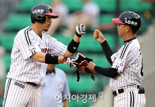 [포토] 이병규 '10연타석 안타 신기록!'