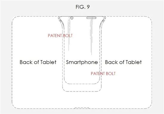 삼성, 美서 '색다른' 스마트폰 디자인 특허 획득 