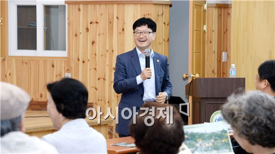 신원섭 산림청장, 여수 복지현장 방문