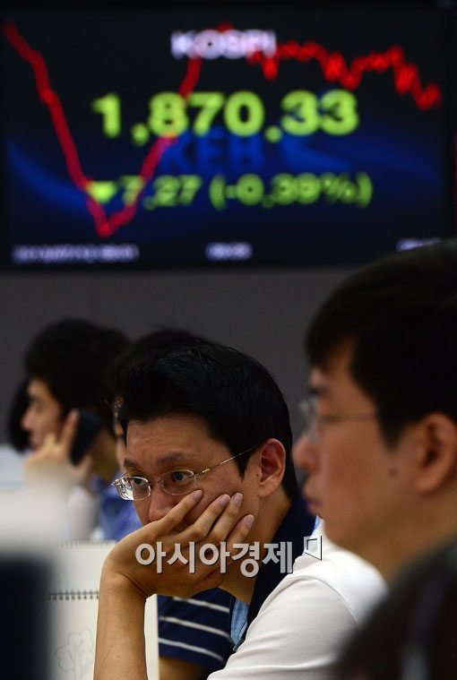 [포토]버냉키 효과, 끝났나 