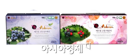 고창황토복분자영농조합, ‘애드림’ 음료 10톤 싱가포르 수출