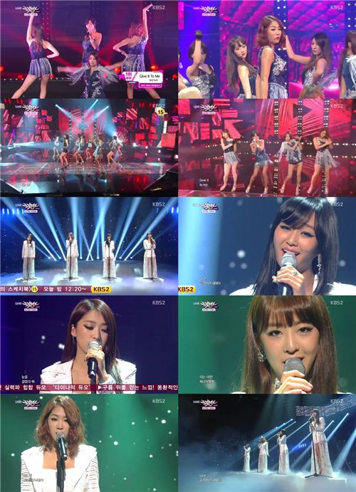 '잠시만 안녕'… '뮤직뱅크' 씨스타, 아쉬운 '고별 무대'