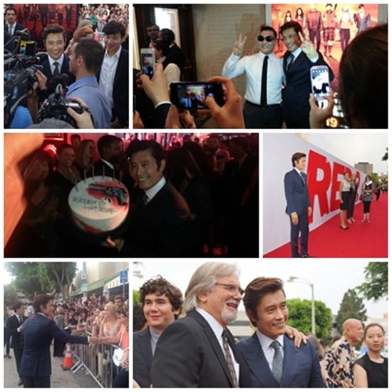 '레드-더 레전드' 이병헌, LA 프리미어 참석 "믿기지 않는다"